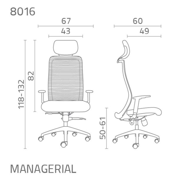 صندلی مدیریتی AR8016 0