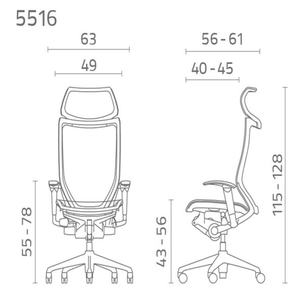 صندلی مدیریتی AR-5516 5