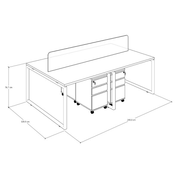 میز گروهی BW4020 2