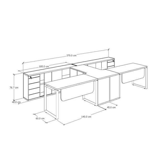 میز گروهی BW4060 4