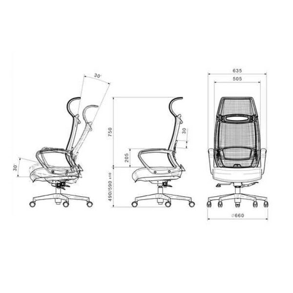 صندلی مدیریتی i91z 7