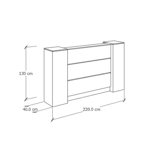 میز کانتر BL130 3