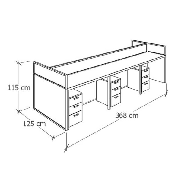 میز گروهی BW3090 1