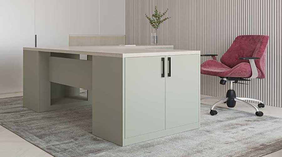 میز اداری کارمندی | میز کارمندی ساده